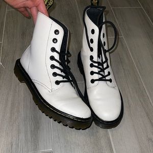 White Doc Marten Boots